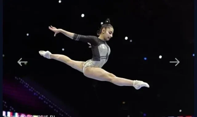 Анапчанка Людмила Рощина на чемпионате по спортивной гимнастике - фото5